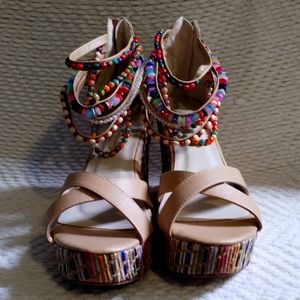 getmorebeauty multi color solid heel beautiful heels. 7.5 to an 8.